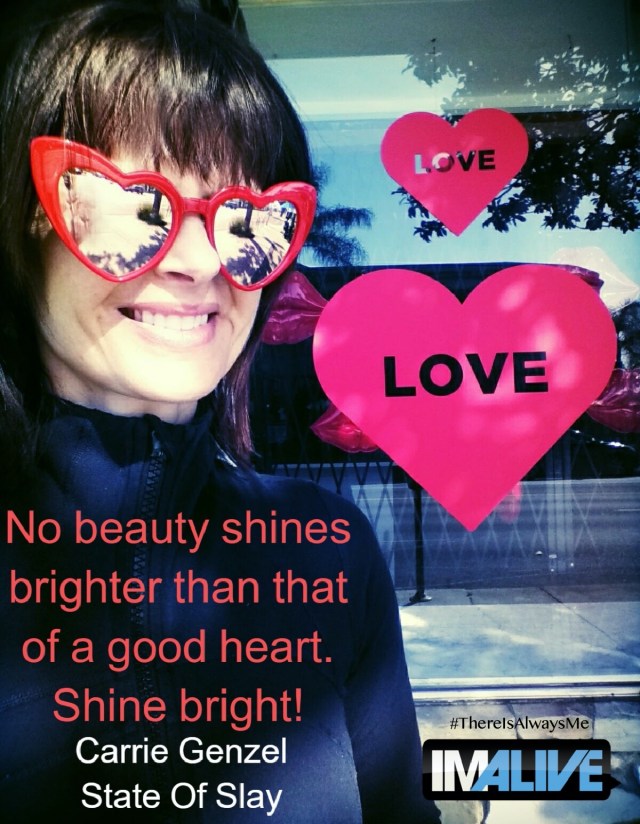 Carrie Genzel IMALIVE V-Day 2020